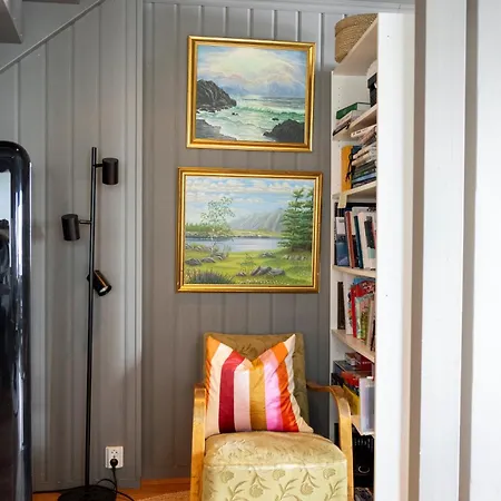 Seahouse With Shoreline In Kalvag